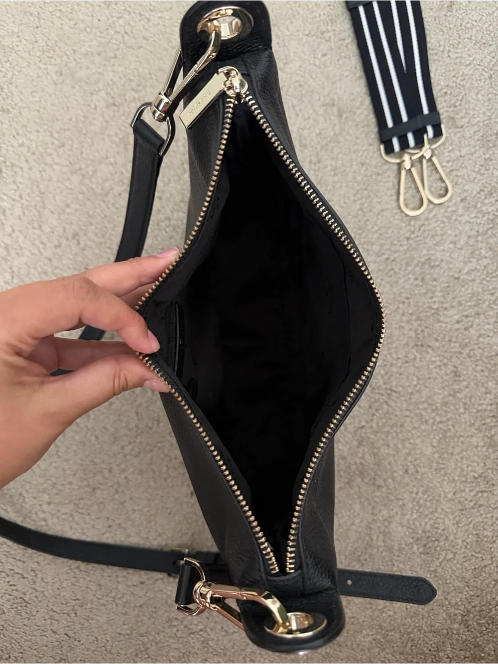 Kate Spade Rosie Black Leather Crossbody Bag